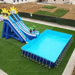 giant outdoor wholesale inflatable water bracket pool(only water bracket pool)