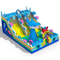 inflatable Ocean amusement park kids cheap playground bouncy castle jumper