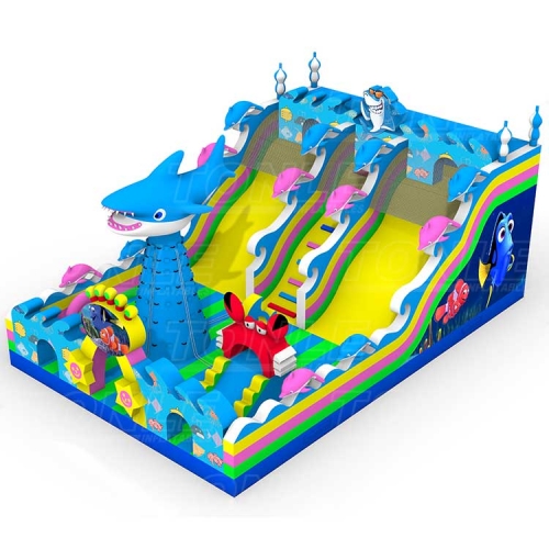 inflatable Ocean amusement park kids cheap playground bouncy castle jumper
