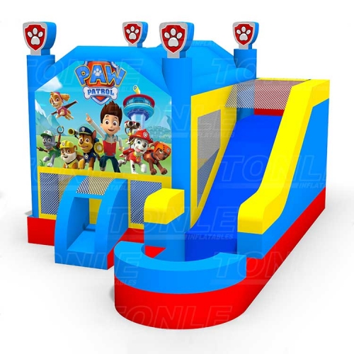 wholesale custom inflatable cartoon bounce house jumper castle with water slide