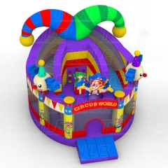 custom children air playground inflatable clown fun city bounce house slide