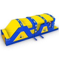 wholesale china inflatable yellow people obstacle course
