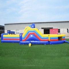 wholesale custom new design china inflatable match obstacle course