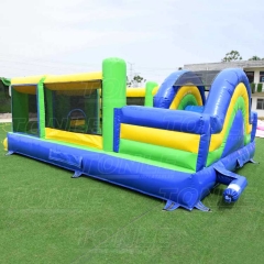 large custom inflatable jungle obstacle course