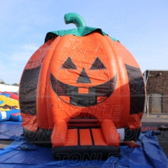 Giant halloween inflatable pumpkin bouncer jumper moonwalk jumping castle bounce house for sale
