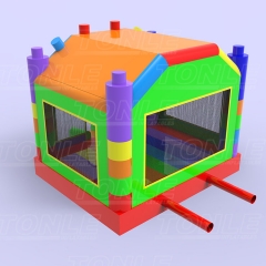 New design custom inflatable blocks bounce house castle for kids for sale