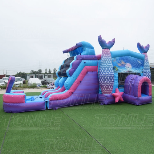 custom inflatable movie theme bouncer jumper castle bounce hosue moonwalk with water slide