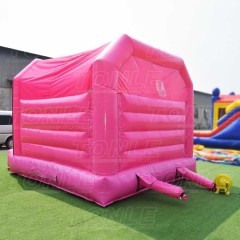 Wholesale cheap inflatable wedding pink bouncy castle