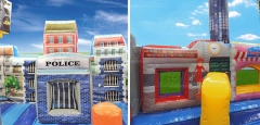 Mini city inflatable amusement center