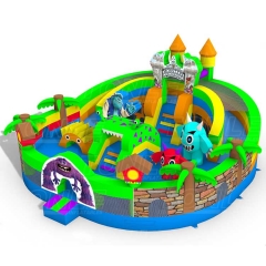 Monster theme inflatable amusement park