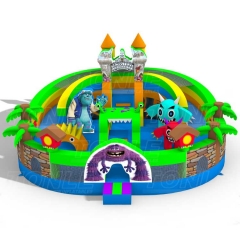 Monster theme inflatable amusement park