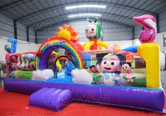 mini new design custom outdoor inflatable kids playground jumper castle moonwalk