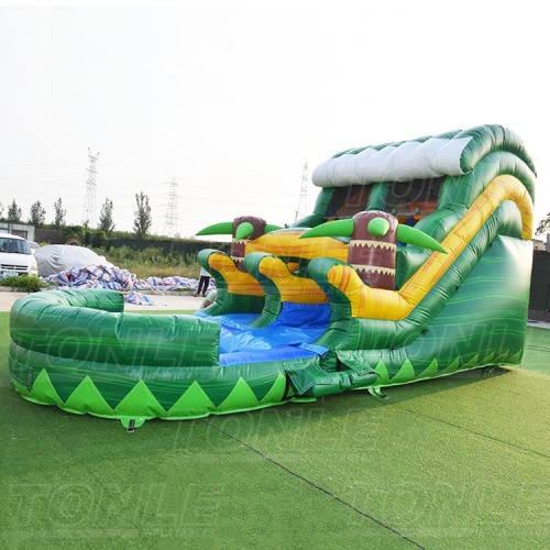 marble inflatable water slide