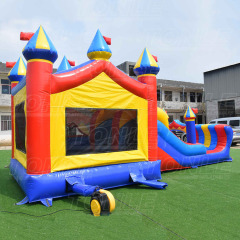 marble inflatable water slide