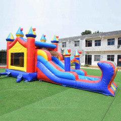 marble inflatable water slide
