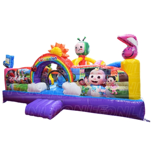 mini new design custom outdoor inflatable kids playground jumper castle moonwalk