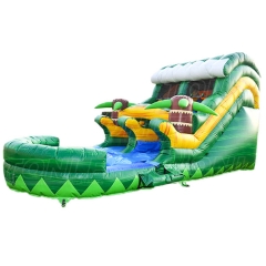 commercial 14ft palm tree inflatable water slide for sale