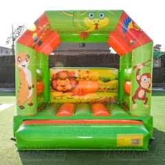 Animal themed lion inflatable castle bounse house for sale