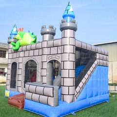 dargon castle bounce house w/ slide