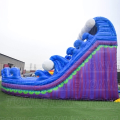 20FT adult and kids large double water slides for sale