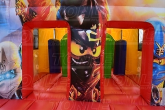 Newly designed 50-foot inflatable Lego movie themed obstacle course challenge