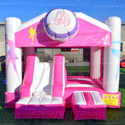 inflatable frozen theme bounce house jumping castle with slide combo for sale