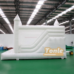 Custom Wedding Party White Bouncy Castle Inflatable Bounce House