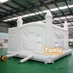 Custom Wedding Party White Bouncy Castle Inflatable Bounce House