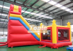 red unicorn bouncy castle inflatable bouncer slide combo for sale