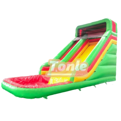 Cheap commercial inflatable water slide with pool for sale