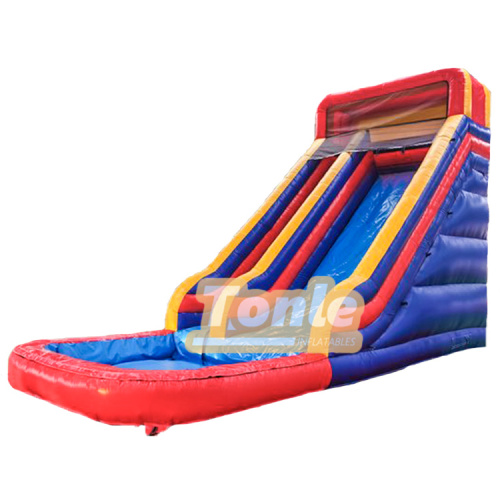 marble inflatable water slide