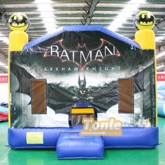 Batman themed children's inflatable bounce house jumping castle