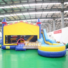 Custom Commercial Inflatable Bounce House Bouncy Castle Water Slide Combo