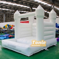 Customizable multi-color wedding bouncy castle water slide combo