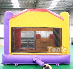 cheap bouncy house commercial inflatable bouncer with slide for sale