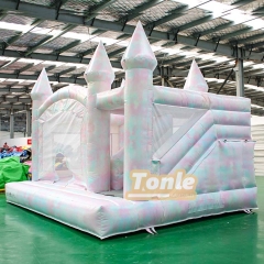 colorful inflatable bounce house slide combo for sale