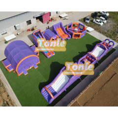 New Design Custom Kids Adult Cheap Inflatable Theme Park Combination Water Slide Bounce House Castle Combo