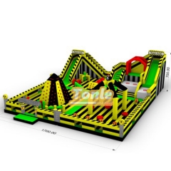 Customized commercial multi-project children's adult inflatable game park