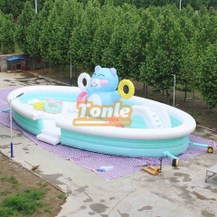 Bear Cereal Bowl Inflatable Amusement Park