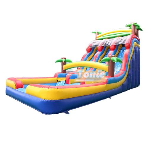 marble inflatable water slide