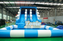 Custom Cheap Ocean Wave Small Fish Inflatable Water Slide