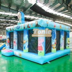 Cartoon movie character theme bouncy jumping castle