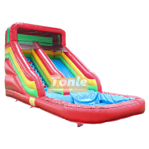 marble inflatable water slide