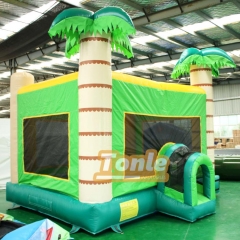 Tropical Palm Tree Themed Bounce House