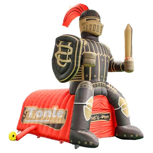 Black Knight Inflatable Sports Tunnel