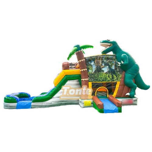 Jurassic Dinosaur Bounce House Water Slide Combo