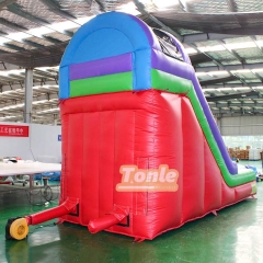 15FT Retro Rainbow Inflatable Water Slide