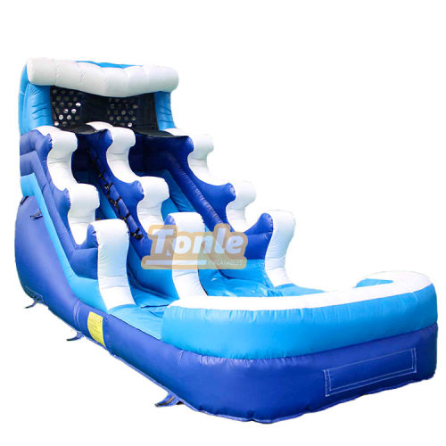 marble inflatable water slide