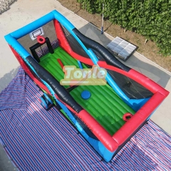 All in one inflatable sports arena