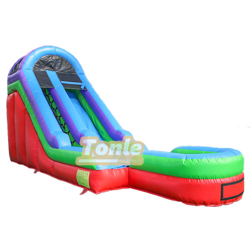 marble inflatable water slide